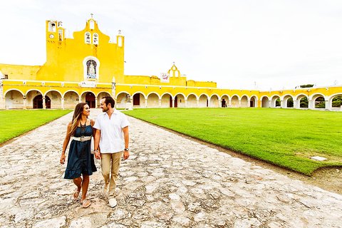 Private Day Trip:Izamal, Aké & Cenote Yokdzonot from Merida by Yucatan Concierge