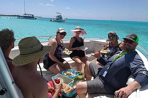 Premium "First Lady" Private Snorkel & El Cielo Sandbar Charter