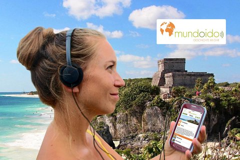 Audio guide app Tulum (tip: download Appstore/Playstore directly)
