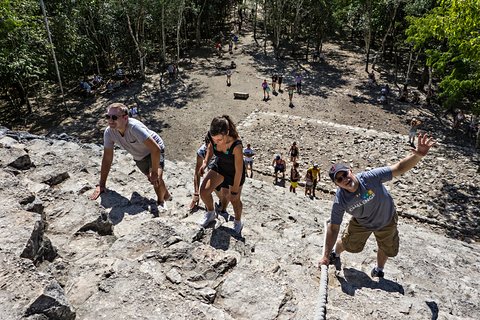 Discover Tulum, Visit Coba, Cenite Swim and Playa del Carmen Tour