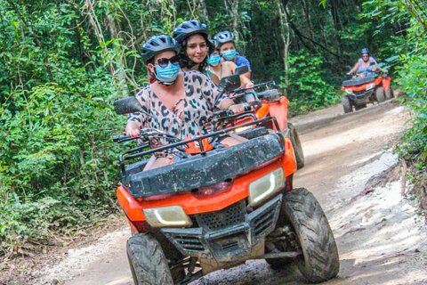 5 Hours ATV Ziplines and Cenote Experience in Puerto Morelos