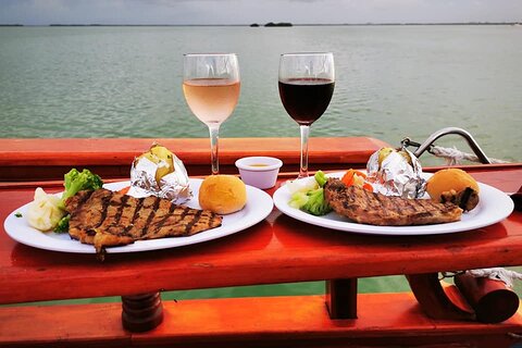 Amazing Romantic Dinner on a Spanish Galeon with Saxophone Music