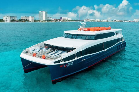 From Playa del Carmen to Cozumel Luxury FERRY by Xcaret