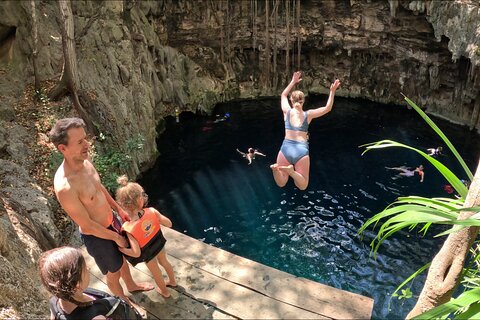 From Mérida: Explore 4 Rural Cenotes & Enjoy a Traditional Lunch