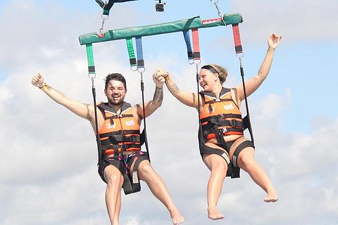 Parasailing Flight Experience from Costa Mujeres, Cancun