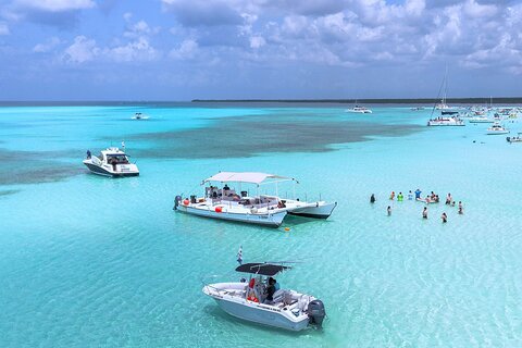 Catamaran Snorkel Adventure to El Cielo and The Money Bar Beach