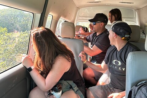 The day your way Custom Van Ride, For 8 Passengers.