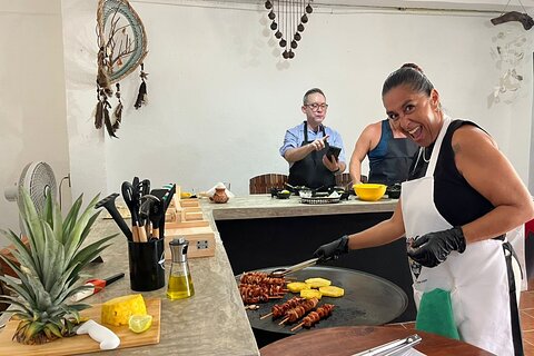 Authentic Beachfront Mexican Cooking Class Cafe Jaguar Costa Maya