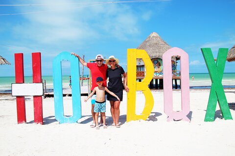 Holbox island: Boat tour & golf cart ride, transportation, lunch