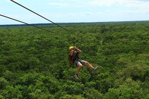 ATVS and Ziplines in Tulum with Kayaks and Cenotes in Jungle