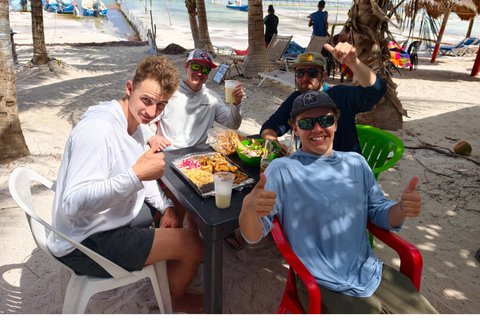 Fishing and snorkeling on the costa maya 4 hours