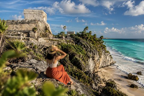 Tulum Ruins, Cobá Site, Cenote and Playa del Carmen, from Cancun