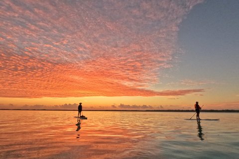 Bacalar: Sunrise Paddle & Kayak with Breakfast & Hotel pick up